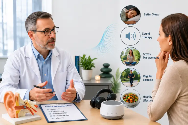 therapy for tinnitus and lifestyle changes
